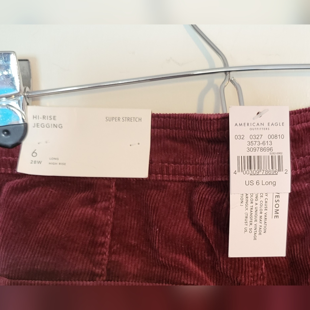 American Eagle Corduroy Pant Size 6 Long
